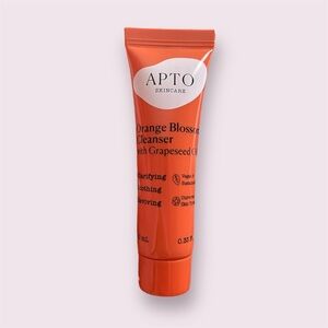 NEW Apto Orange Blossom Cleanser w/ Grape Seed Oil Mini Travel Size 10mL/0.33oz